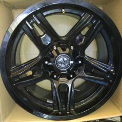 Black Outlaw Rims 17's 4 Jeep.