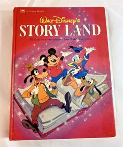 Vintage 1987 Disney STORY LAND HARD COVER great Condition For $20