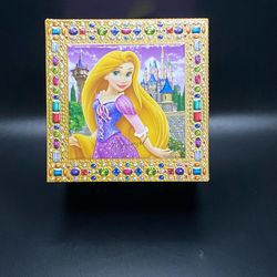 (NEW) Disney Parks Tangled Rapunzel Wind Up Musical Jewelry Box Turns- I See The Light