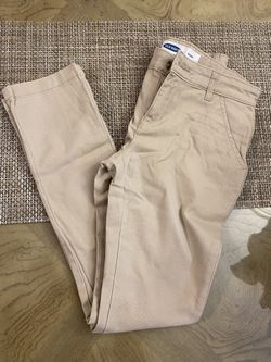 Girls Khaki Pants - Size 14