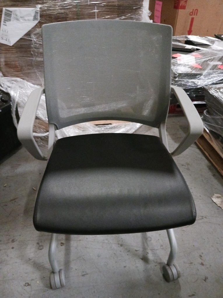 Sitonit Seating Mesh Nesting Chair With Armrests