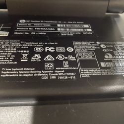 HP Windows All In One Touch Screen Computer 