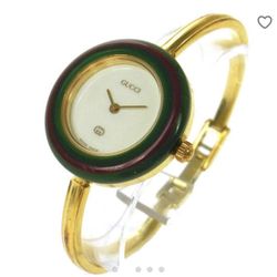 1980s Gucci Bangle Wrist Watch
