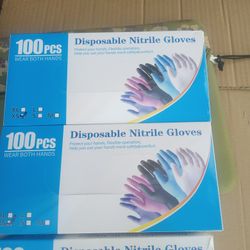 Disposable Nitrile Gloves 100 Pieces Extra Small