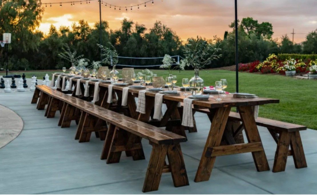 Classic Style Picnic Tables Made To Order