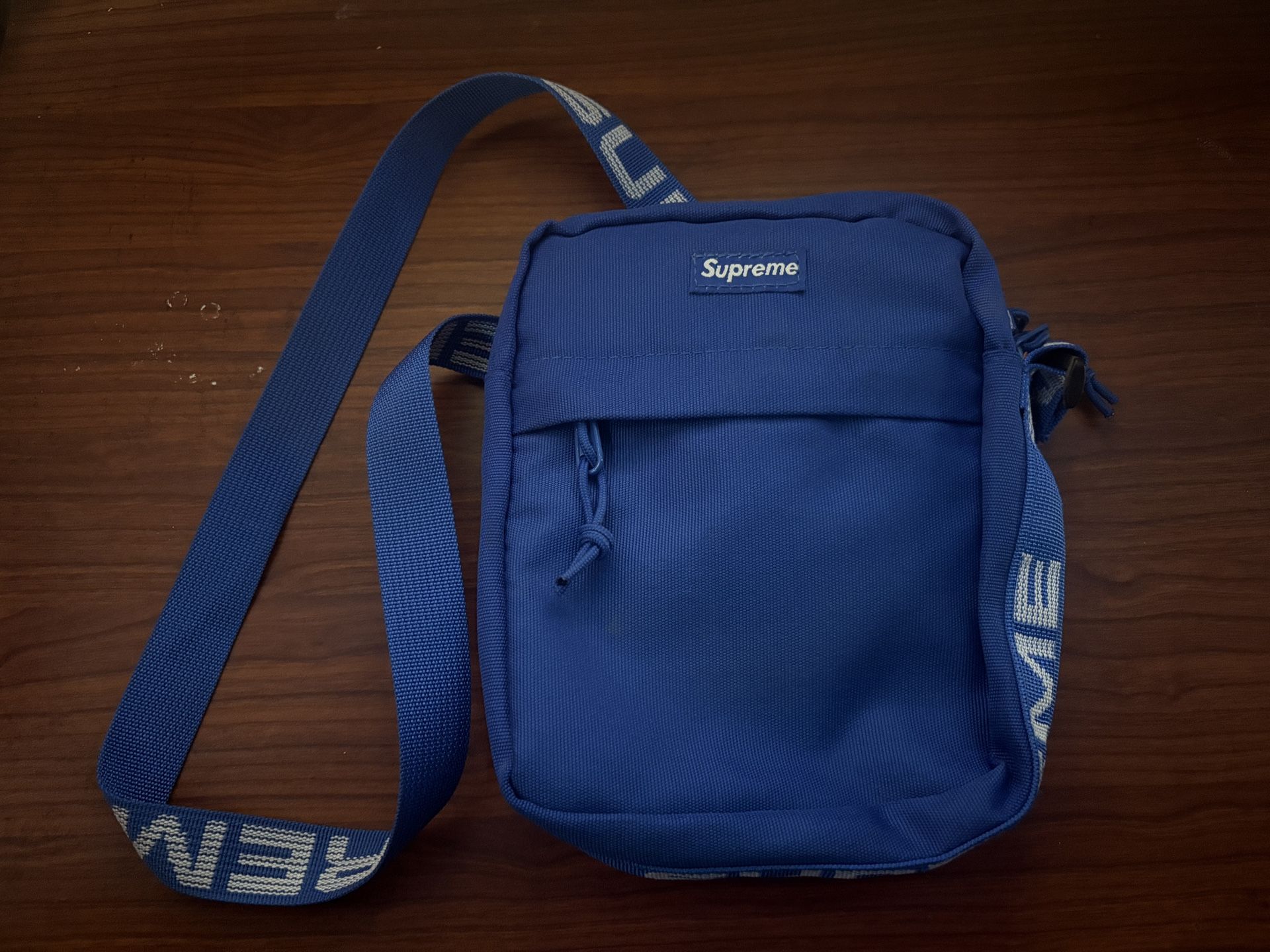 Blue Supreme Side Bag