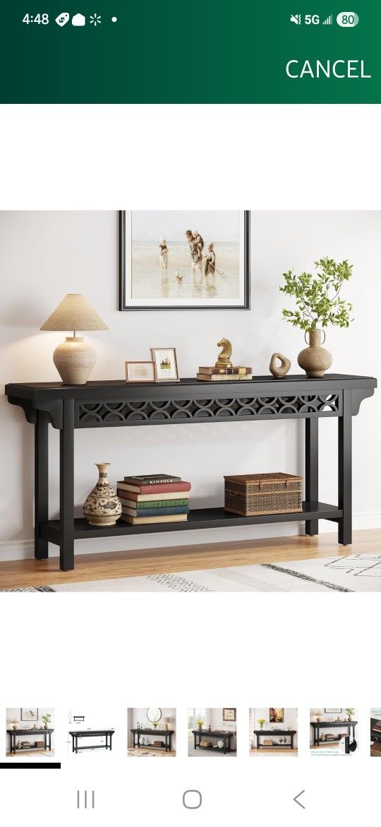 Black Console Table
