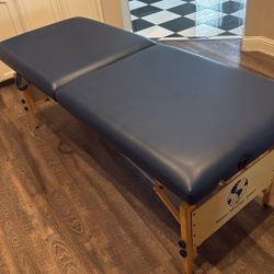 Dark Blue Master Massage Table – Professional & Portable