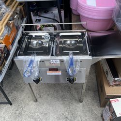 Double Gas Deep Fryer