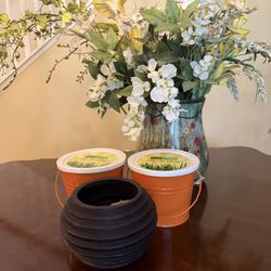 Two Citronella & One Ribbed Lantern Candle
