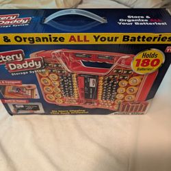 Brand New - Battery Daddy Battery Storage Carrying Case 