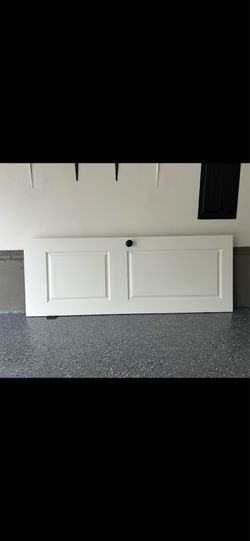 White  door