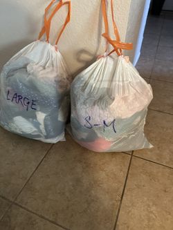 Women’s Clothes 2 Bags Size Small, Mediums, Large 
