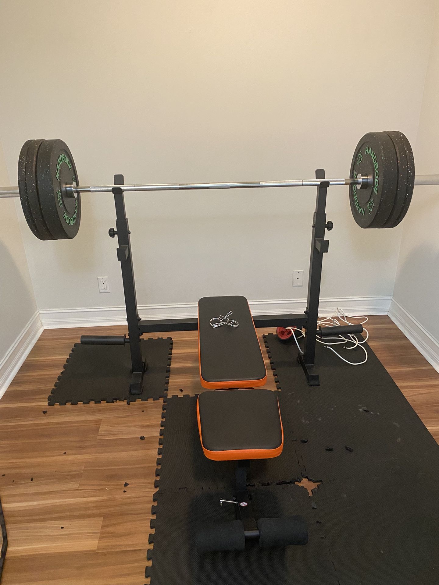 Bench Press W/ Weights 