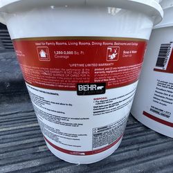 BEHR Flat White Paint