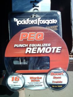 Rockford Fosgate PEQ punch equalizer remote
