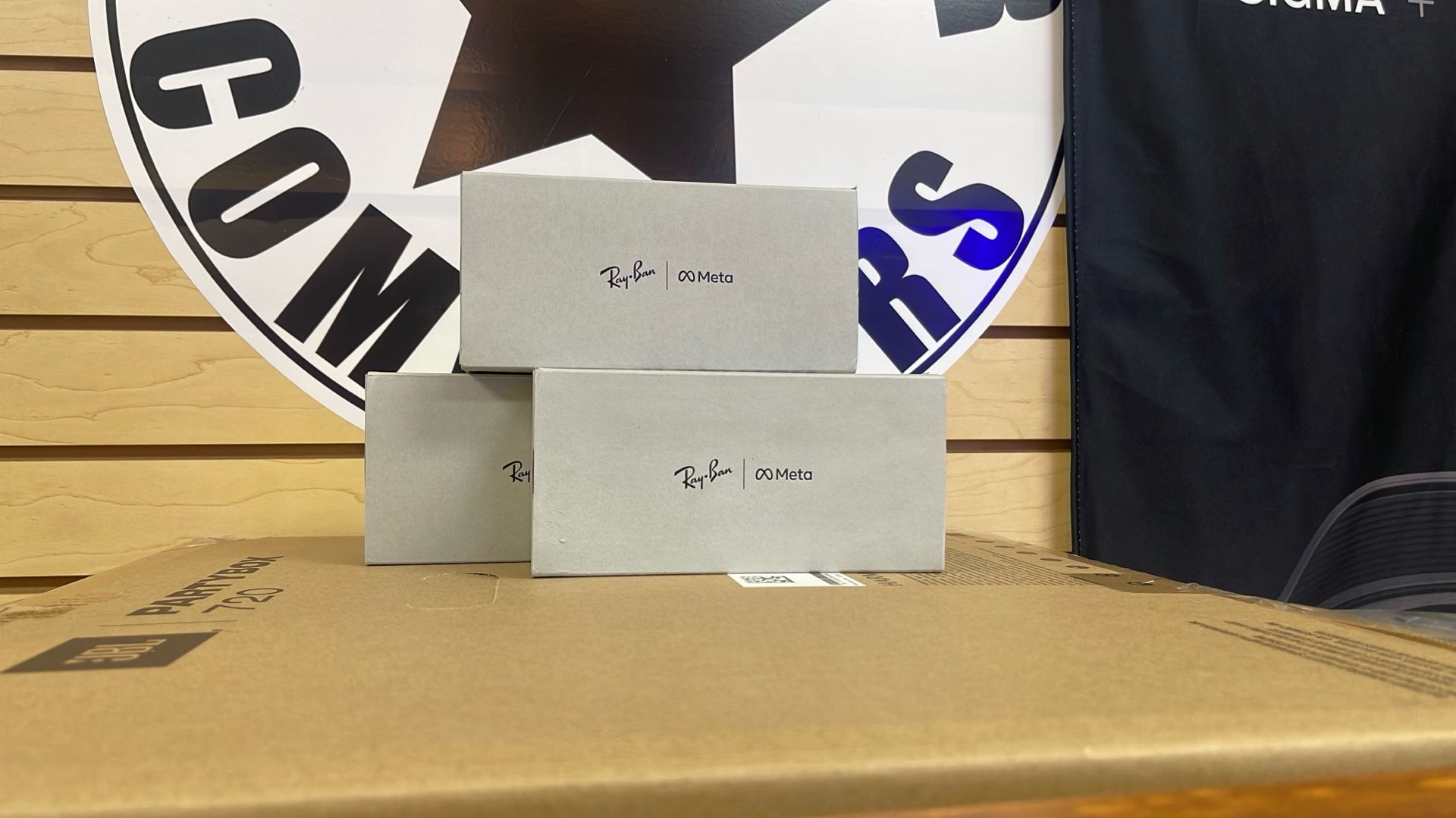 Ray Ban Meta Wayfarer Matte Black