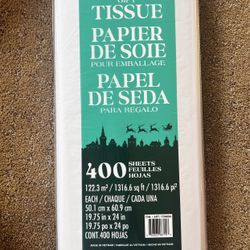 Tissue Paper Gift Wrapping (400 Sheets Large)