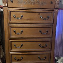 *Pending Pick Up* SOLID WOOD FULL/QUEEN BEDROOM FURNITURE