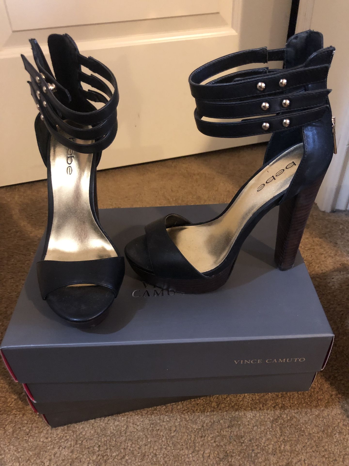 Bebe high thick sexy heels