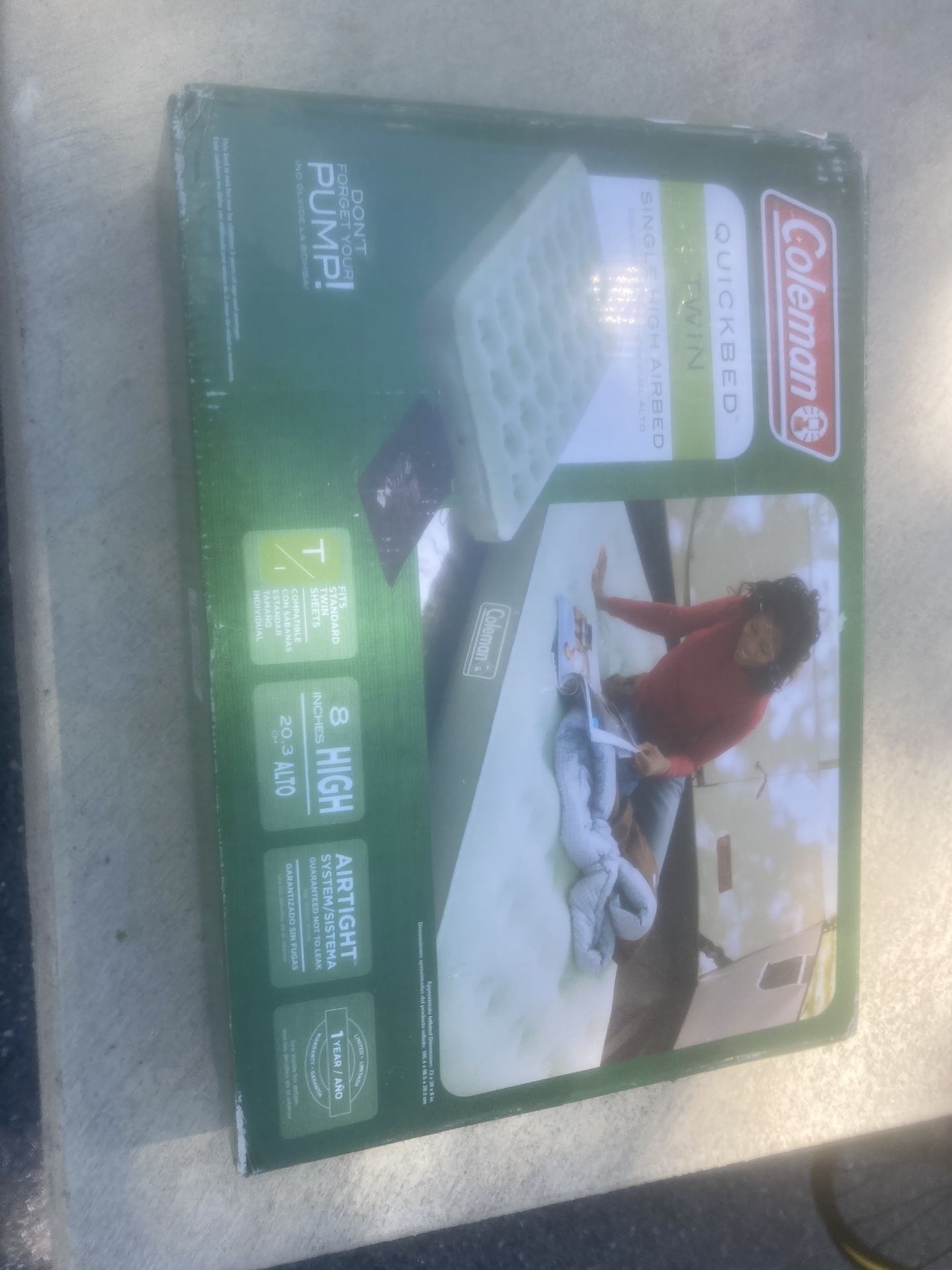 Coleman Air Mattress Never Opened