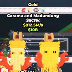 Gold Garama And Madundung | 812.5 M/S with 4 great traits! | STEAL A BRAINROT