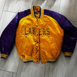 Nike Los Angeles Lakers Puffer Jacket Vintage Size Large