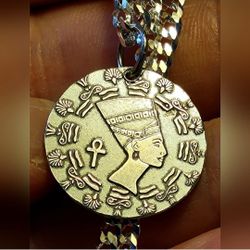 .999 Fine Silver Egyptian Pendant 