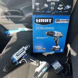 Hart 3/8 Drill W/ Charger And Battery 