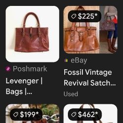 VINTAGE SOHO PURSE LEATHER  ✅ REDUCED 