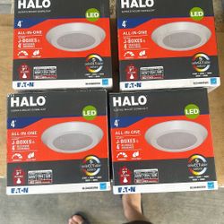 (4) Halo 4” Light $20For All 4