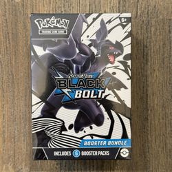 Pokemon Black Bolt Booster Bundle Sealed