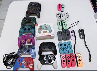 Nintendo switch controllers joycons pro controllers