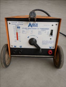 Vintage AIRCO 225 Amp MSM Stinger AC Stick Welder – 230V – Untested