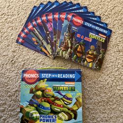 Phonics Power! Step into Reading 12-Book Set: Teenage Mutant Ninja Turtles