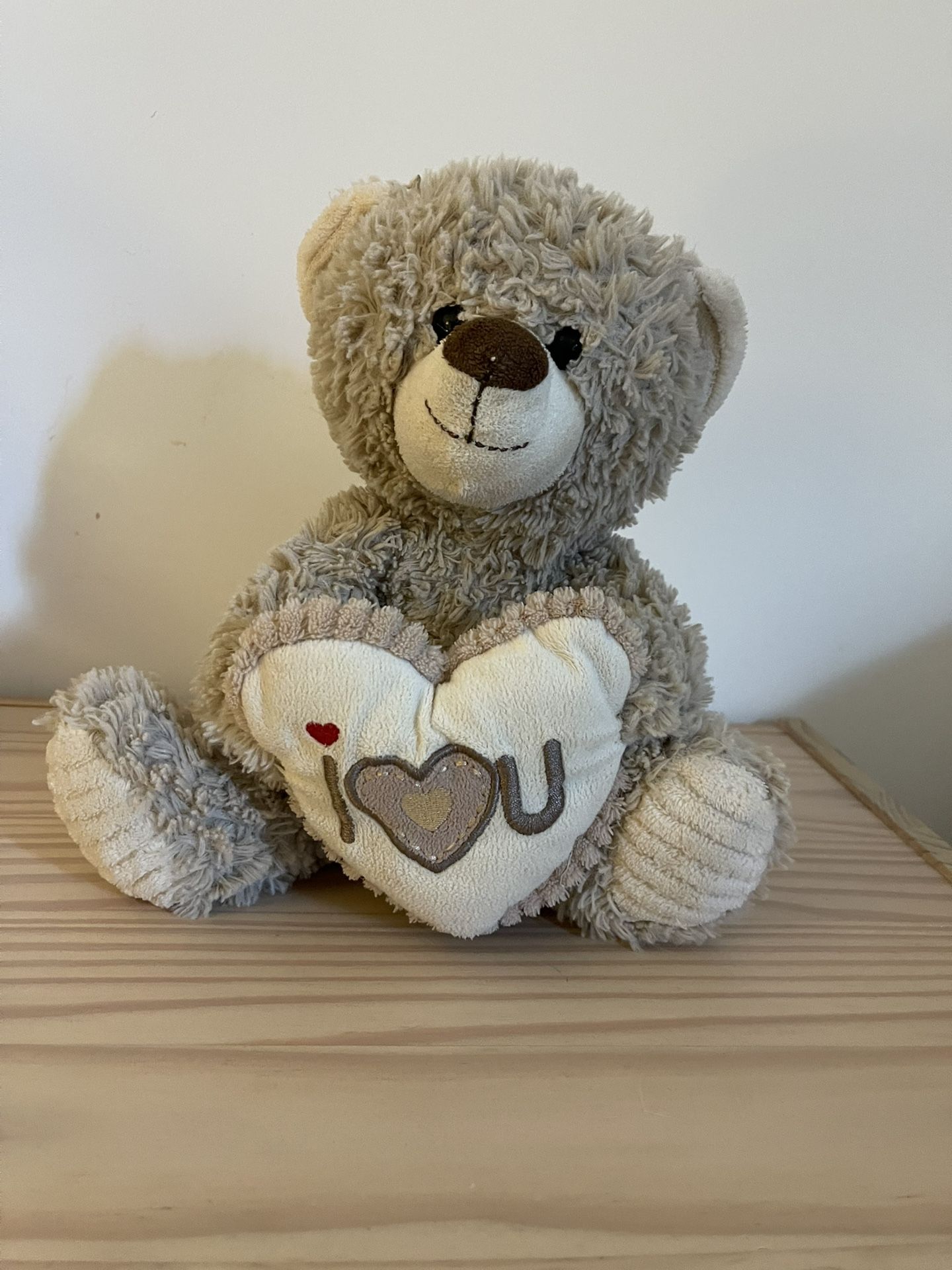 Teddy Bear Plush Toy 10” Brown Beige Hand Made