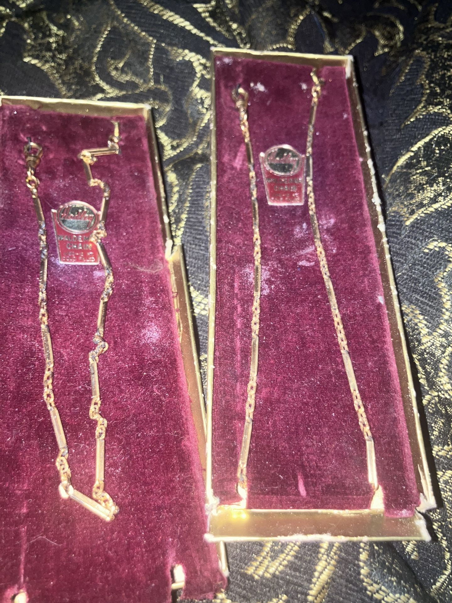 Vintage Gold Filled Pocket watch Chains