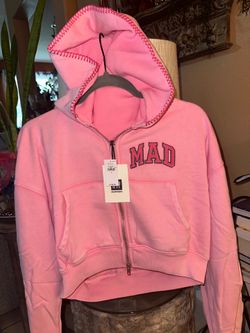 GAP x MAD HAPPY Women’s Full Zip Cropped Mad Happy