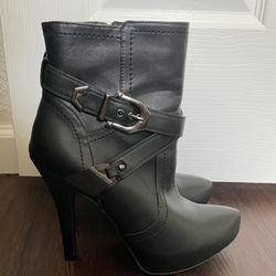 Black Heeled Booties