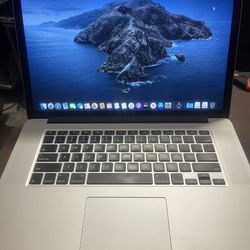 MacBook Pro 15” 2015  Intel Core i7-4thGen@ 2.2Ghz,16gb, 256GB SSD, macOS Monterey, Microsoft Office . Charger.   Freshly installed software like Micr