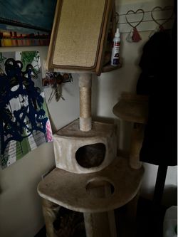Cat Tree With Cat scratcher