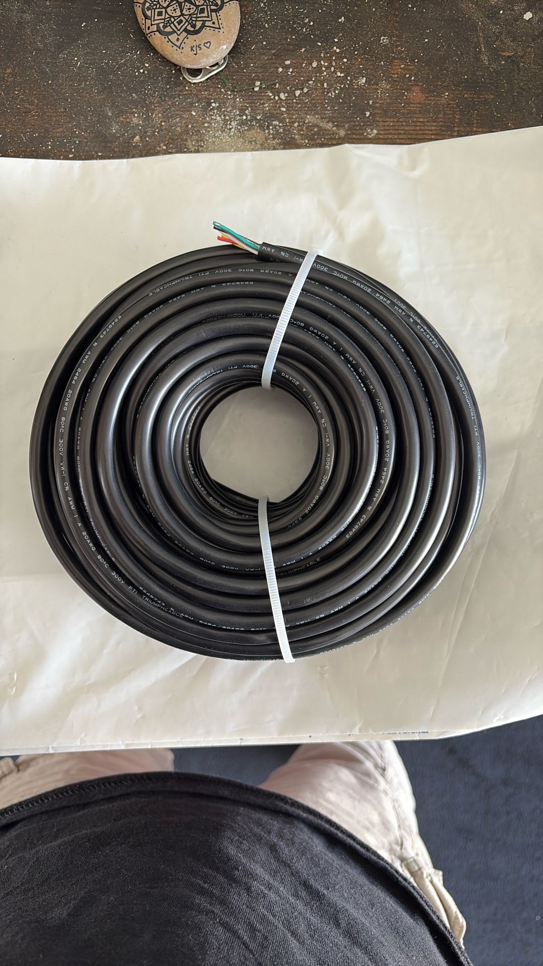 UL-2464 20 Gauge 6 Conductor Cable