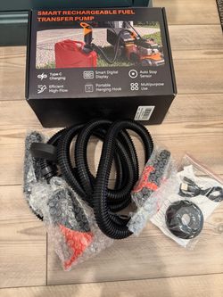 New smart rechargeable fuel transfer pump