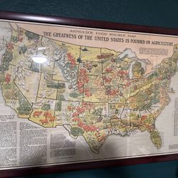 1922 Armour’s Food Source Map