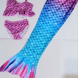 Mermaid Tail Set Kids Medium Size