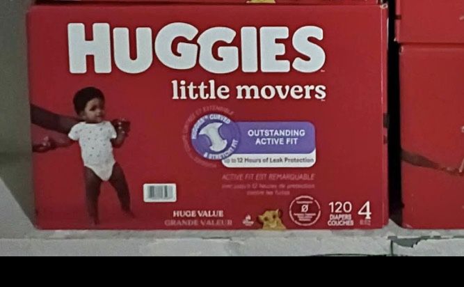 Huggies Little Movers Size 4