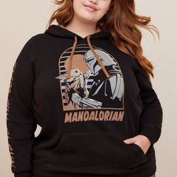 Star Wars The Mandalorian Cozy Fleece Pullover Hoodie