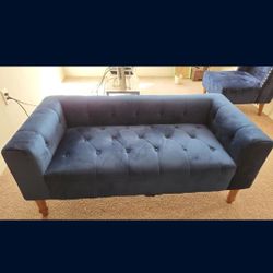 Royal Blue Love Seat