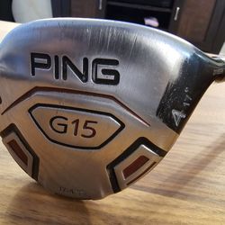 Ping / G15 / 17° / #4 Fairway Wood / Soft Regular Flex Graphite / New Iomic Grip