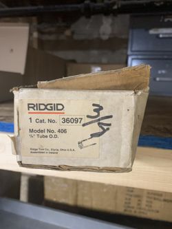 Ridgid 3/8 tube bender